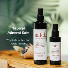 Load image into Gallery viewer, nakd. Thai Crystal Deodorant Spray - Coconut & Vanilla | Vasarii