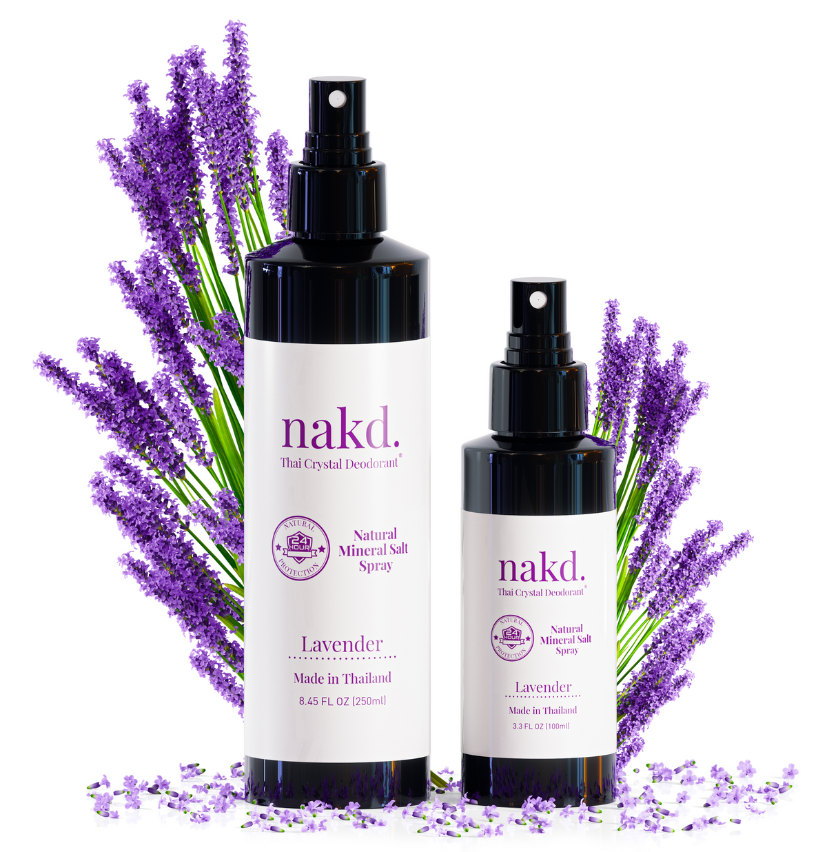 Natural deodorant spray for kids and tweens — lavender by Vasarii
