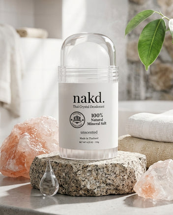 Thai crystal mineral deodorant texture